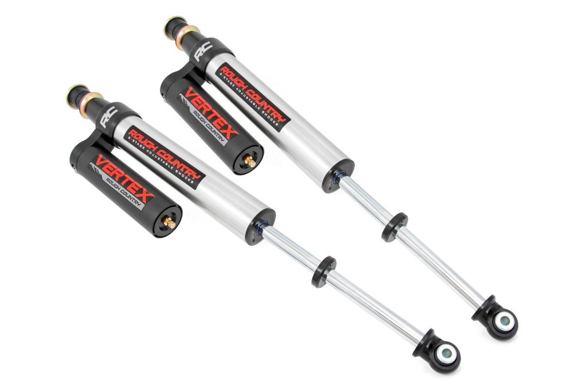 Toyota Tundra Adjustable Rear Shocks - Rough Country - Vertex 2.5 Adjustable - '22-'24